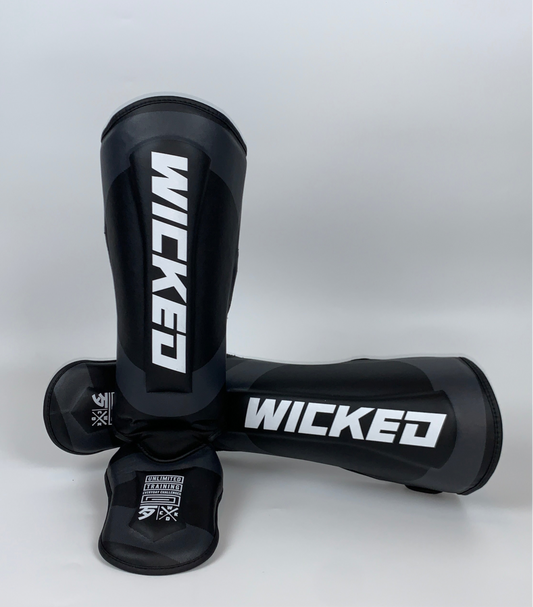 Wicked1 Shinguards KRUZ Black