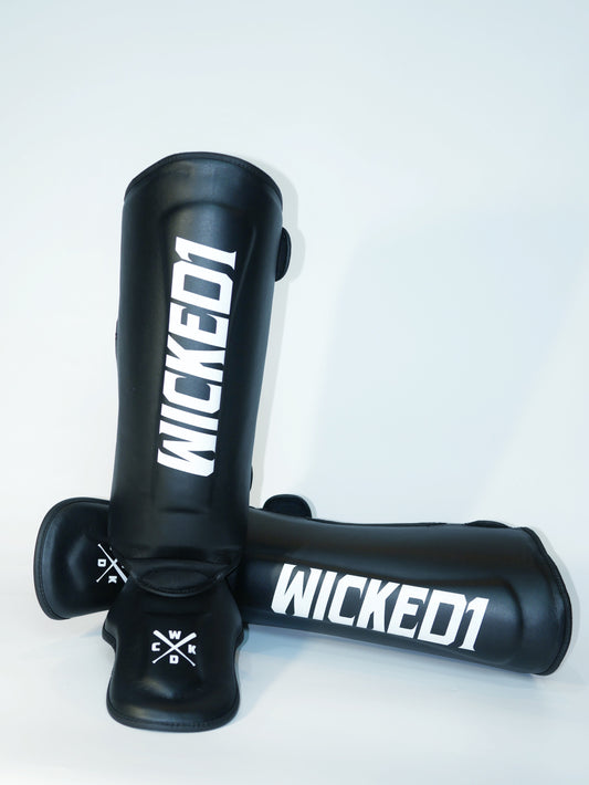 Wicked1 Shinguards Black